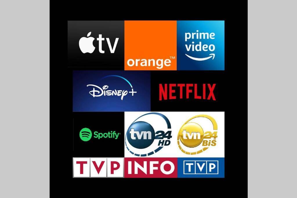 华沙Orange 2 2Xmetro Fast Wifi 50'Tv Netflix Hbo Appletv+ Panorama公寓 外观 照片